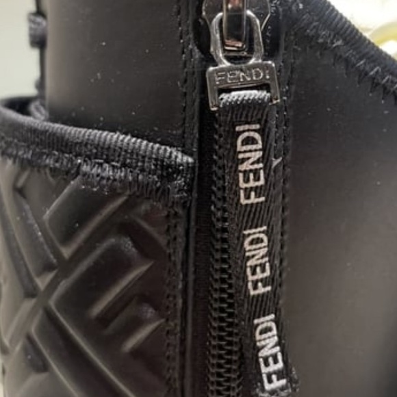 Fendi Leather Combat Boots - Picture 4 of 11
